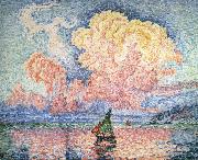 Paul Signac pink cloud oil painting picture wholesale